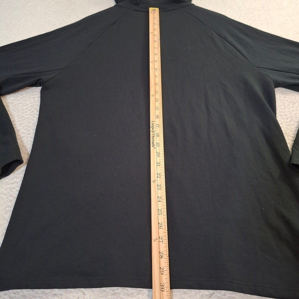 Gymshark Mens XXL Black Full Zip Hoodie Athletic Training Sweatshirt A1A1H - Picture 8 of 8